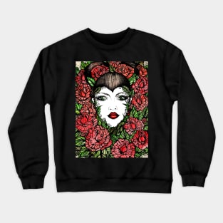 All The Roses Bright Red Crewneck Sweatshirt